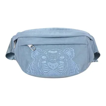 KENZO Polyester Sling Bag, Fanny Pack Men's Glacier Blue