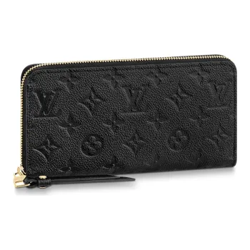 LOUIS VUITTON Wallet Zippy Monogram Empriente Black