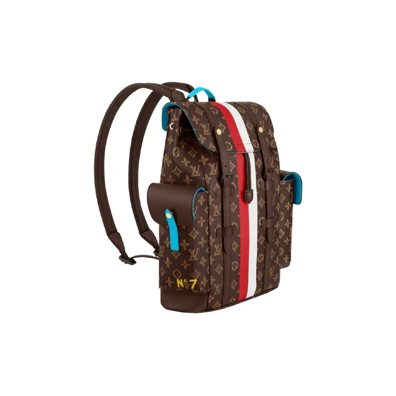 LOUIS VUITTON Christopher Backpack Monogram Brown-1