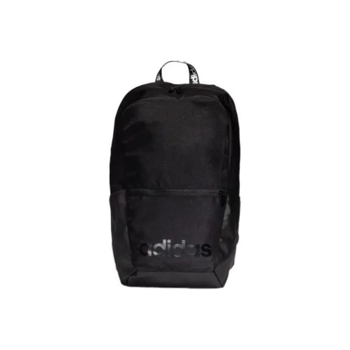 Adidas Polyester Laptop Bag Backpack Backpack Double-Shoulder Backpack Regular Unisex Pure Black-0