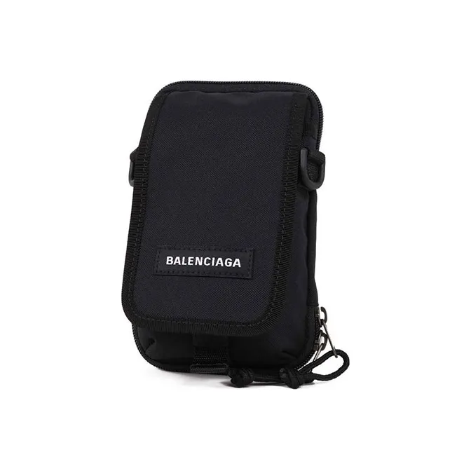 Balenciaga Nylon Fabric Shoulder Bag Regular Men's Black-1