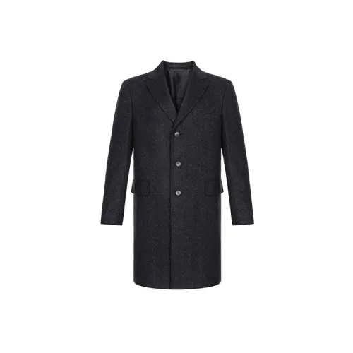 Zzegna Coats Men Gray