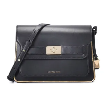 MICHAEL KORS Leather Crossbody Bag Shoulder Bag Women's Black