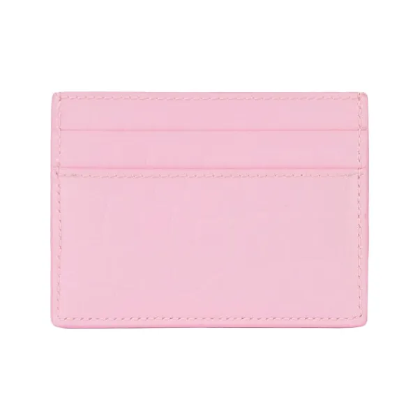 Balenciaga Cow Leather Card Holder Mini Women's Pink-1
