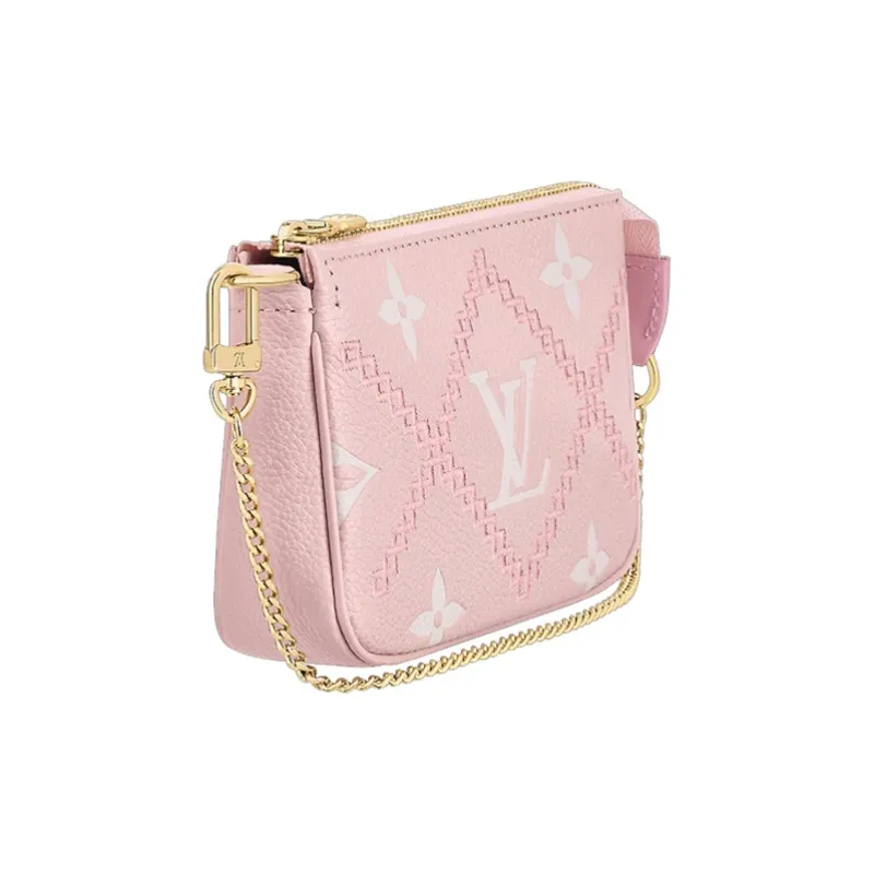 LOUIS VUITTON Mini Pochette Accessoires Pink-2