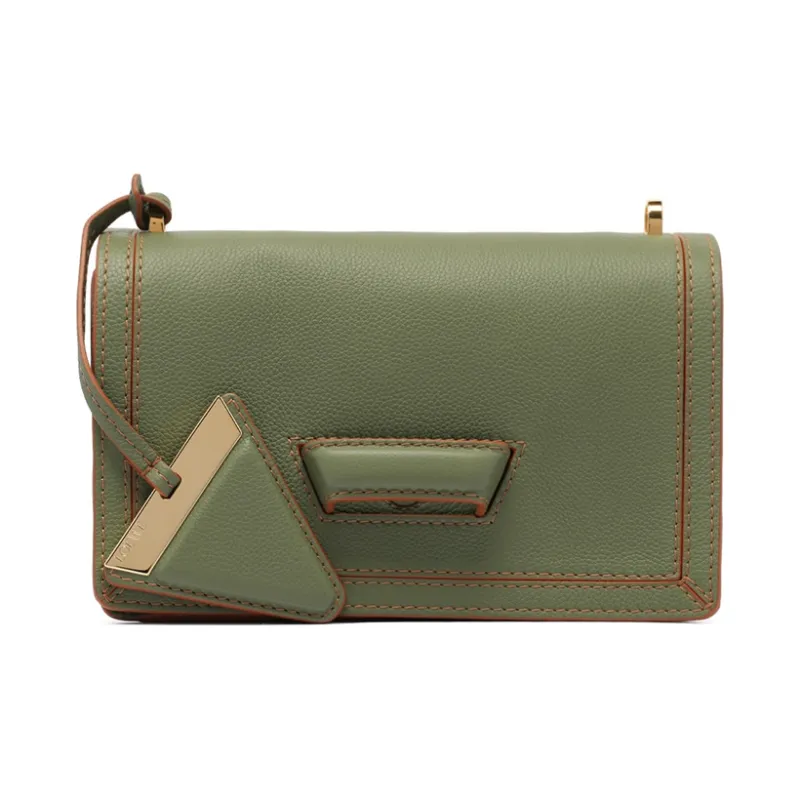 LOEWE Barcelona Soft Grained Calfskin Handheld Shoulder Bag Crossbody Bag Women's Avocado Green-0