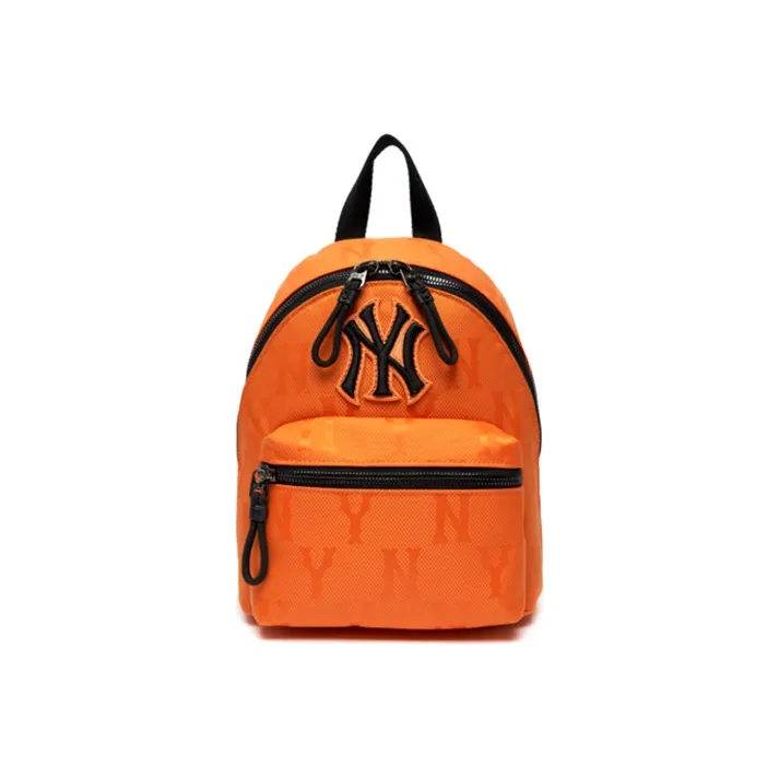 MLB Nylon Fabric Combo Bag, Backpack Regular Unisex Orange-0
