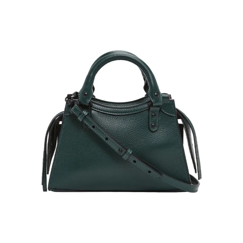 Balenciaga Neo Classic Cow Leather Handbag Regular Women's Forest Green-2