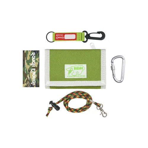 Rough Enough Canvas Coin Purses Wallets Unisex Green