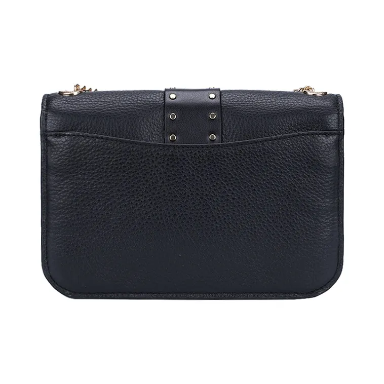 COACH Leather Shoulder Bag Small Square Bag Shoulder Bag Women's Black-2