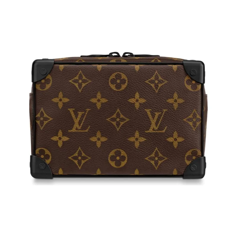LOUIS VUITTON Mini Soft Trunk Monogram Brown/Orange-3