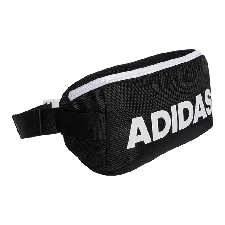 Adidas Polyester Crossbody Bags Fanny Pack Regular Unisex Black/White Logo-2