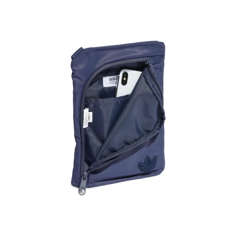 Adidas Originals Recycled Polyamide Storage Bag Cell Phone Pouch Crossbody Bag Regular Unisex Navy Blue-3