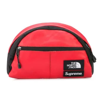 Supreme THE NORTH FACE Collaboration Polyester Fanny Pack Unisex Red