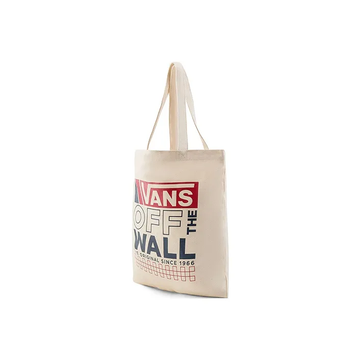 Vans Canvas Canvas Bag Tote Bag Shopping Bag Handbag Shoulder Bag Unisex White-1