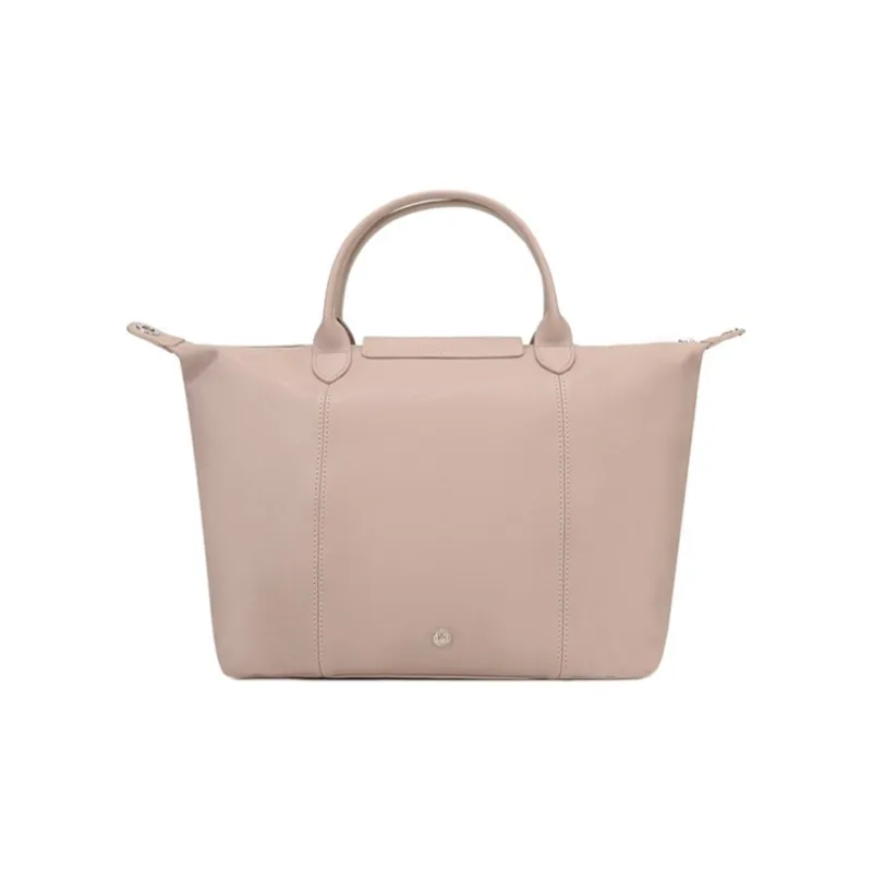 LONGCHAMP Le Pliage Cuir Leather Handbag Shoulder Bag Crossbody Bag Women's Pink-2