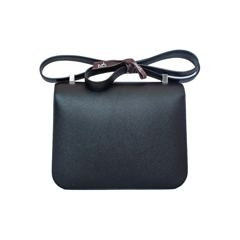 HERMES Constance Epsom Leather Shoulder Bag Crossbody Bag Mini Women's Black-2