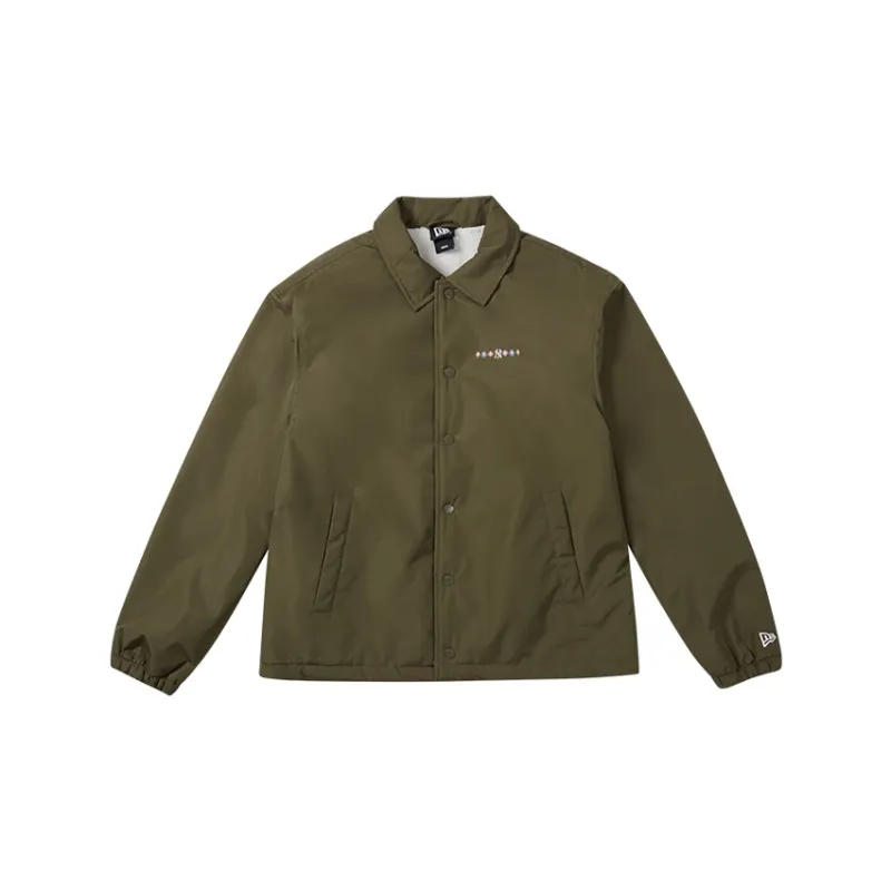 New Era Jackets Unisex Army Green-1