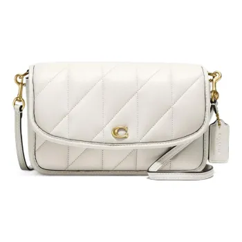 COACH Hayden Nappa Soft Leather Shoulder Bag Crossbody Bag Small Size Women's Chalk White