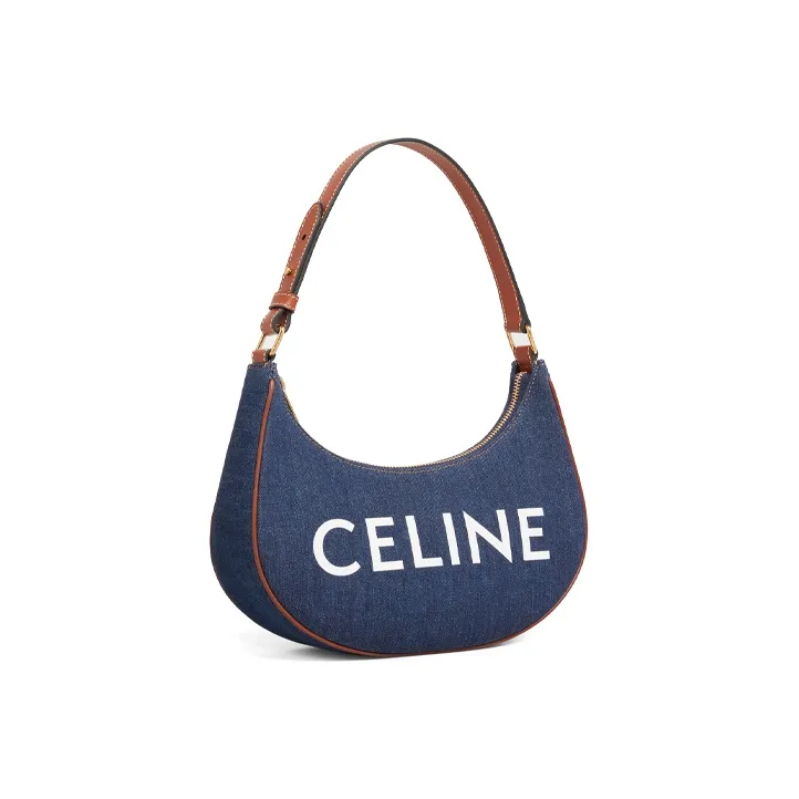 CELINE Fabric With Cow Leather Handbag, Shoulder Bag Women's-1