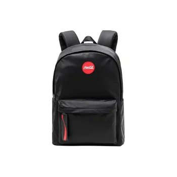 Coca Cola Nylon Fabric Backpack Regular Unisex Black
