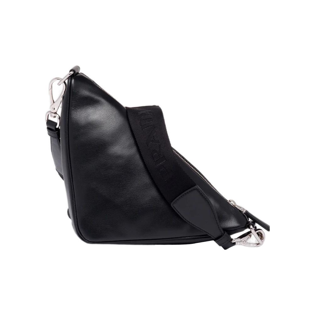 PRADA Triangle Leather Shoulder Bag Black - Cheap Rcj Jordan