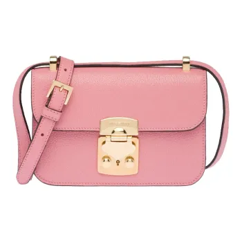 MIU MIU Madras Soft Sheepskin Leather Shoulder Bag Crossbody Bag Women's Pink