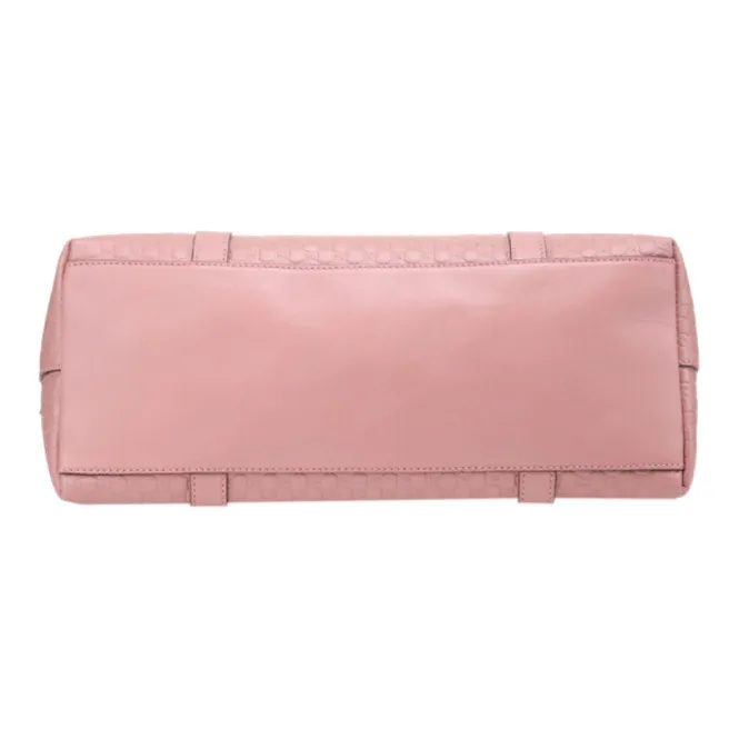 GUCCI Cow Leather Handbag Women's Pink-3