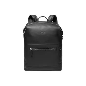 MICHAEL KORS Greyson Leather Shoulder Bag Backpack Men's Black