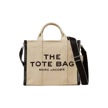 MARC JACOBS The Jacquard Tote Bag Medium Warm Sand