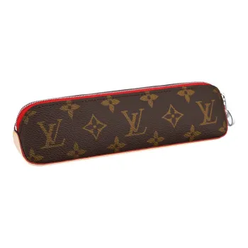 LOUIS VUITTON Pencil Pouch Elizabeth Monogram Red