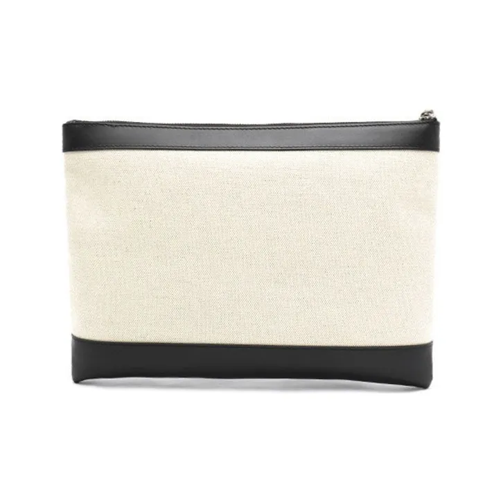 Balenciaga Canvas Canvas Bag Clutches Regular Women's White-1