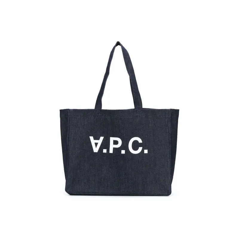 A.P.C . Daniela Denim Shopping Tote Bag-0