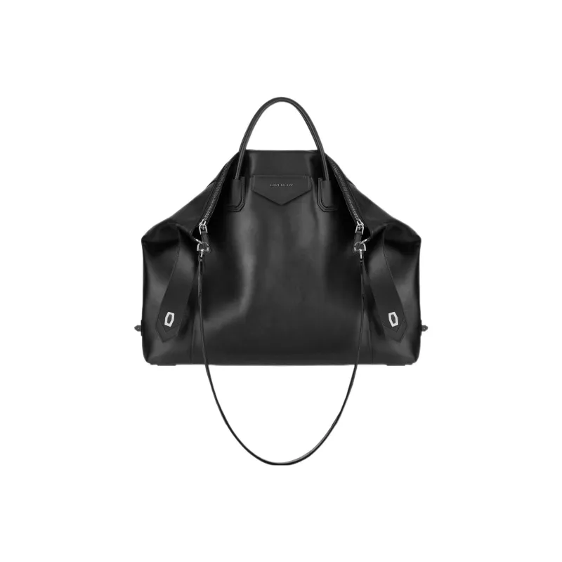 GIVENCHY Antigona Cow Leather Travel Bags Shoulder Bag Crossbody Bag Handbag Large Size Women's Black-0