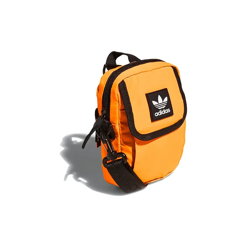 Adidas Originals Nylon Fabric Crossbody Bag Regular Unisex Bright Orange-2