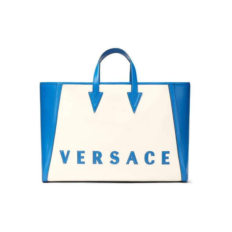 FANSIZHE Cotton Tote Bag, Shopping Bag, Shoulder Bag, Handbag Men's Blue, White, Multicolor-0