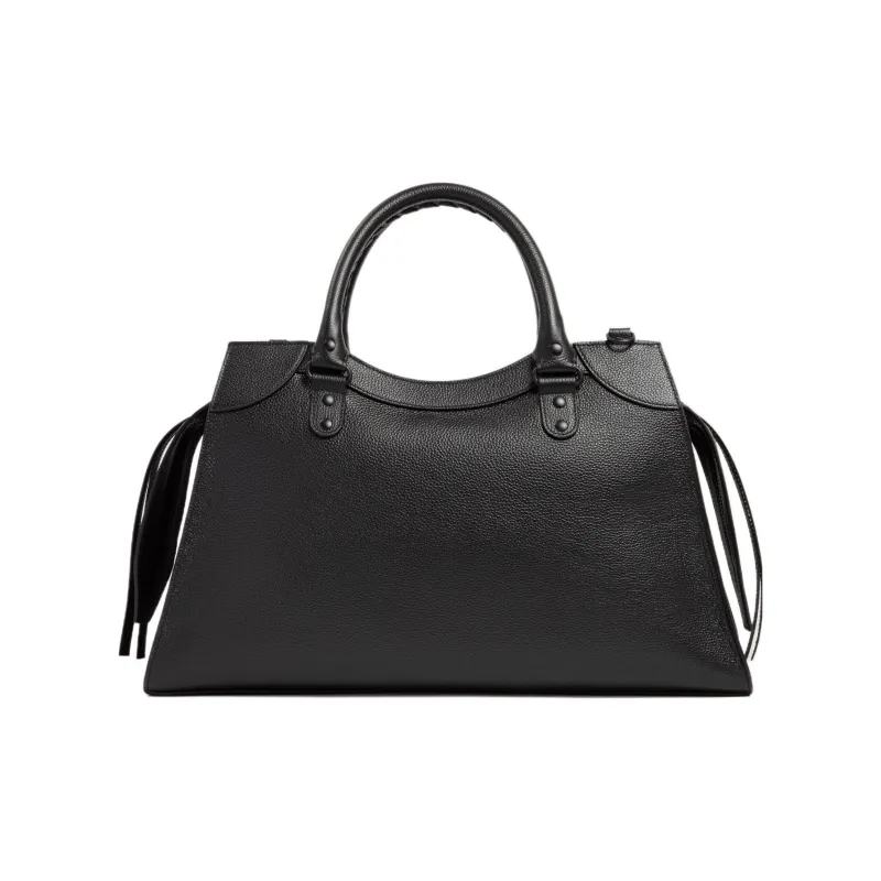Balenciaga Leather Handbag Women's Black-0