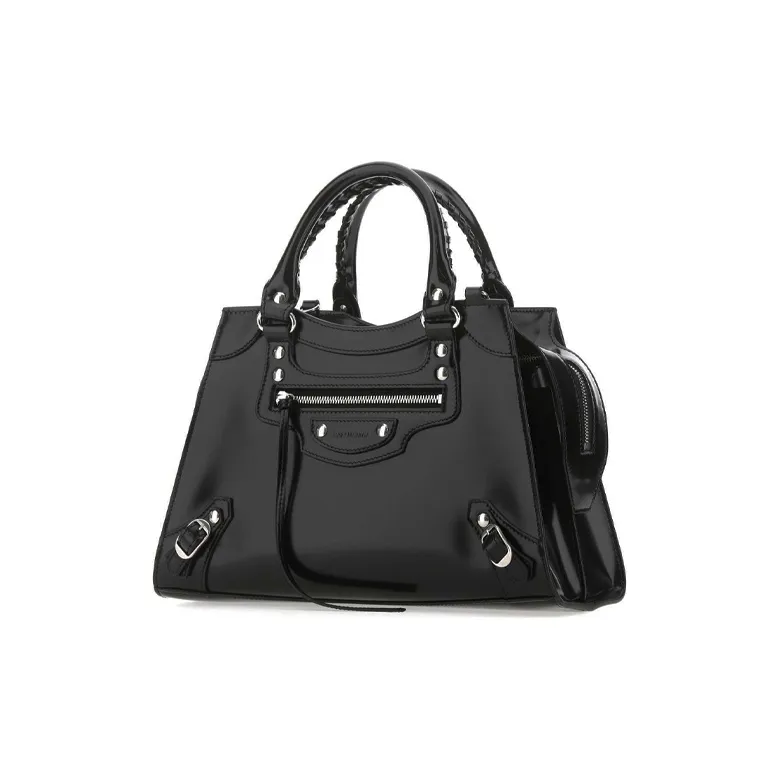 Balenciaga Neo Classic Calfskin Shoulder Bag Crossbody Bag Handbag Small Size Women's Black-1
