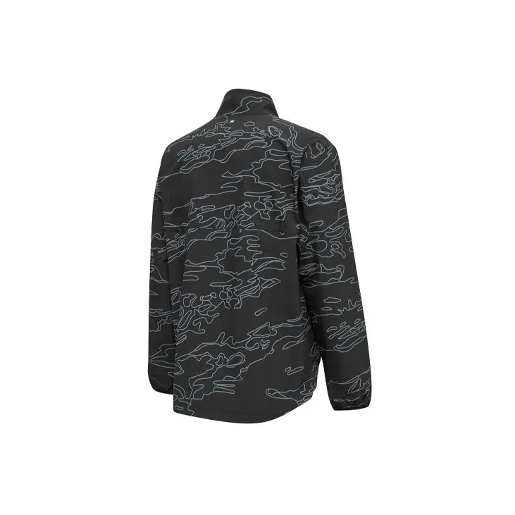 New Balance Printing Jacket Men's Black Print-1