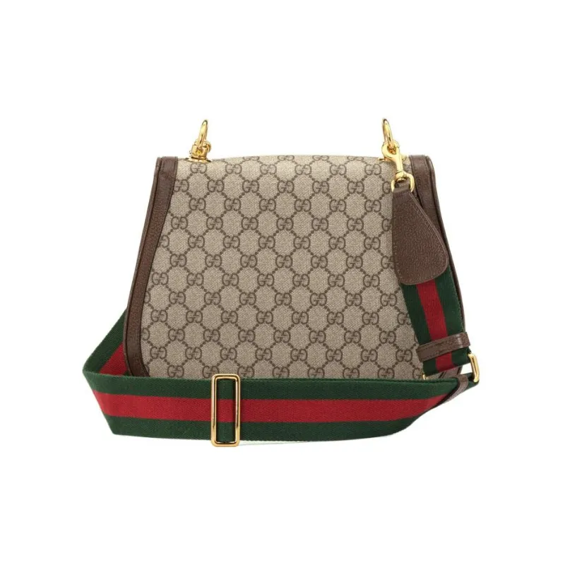 GUCCI Blondie Canvas With Leather Handbag, Shoulder Bag Women's-3