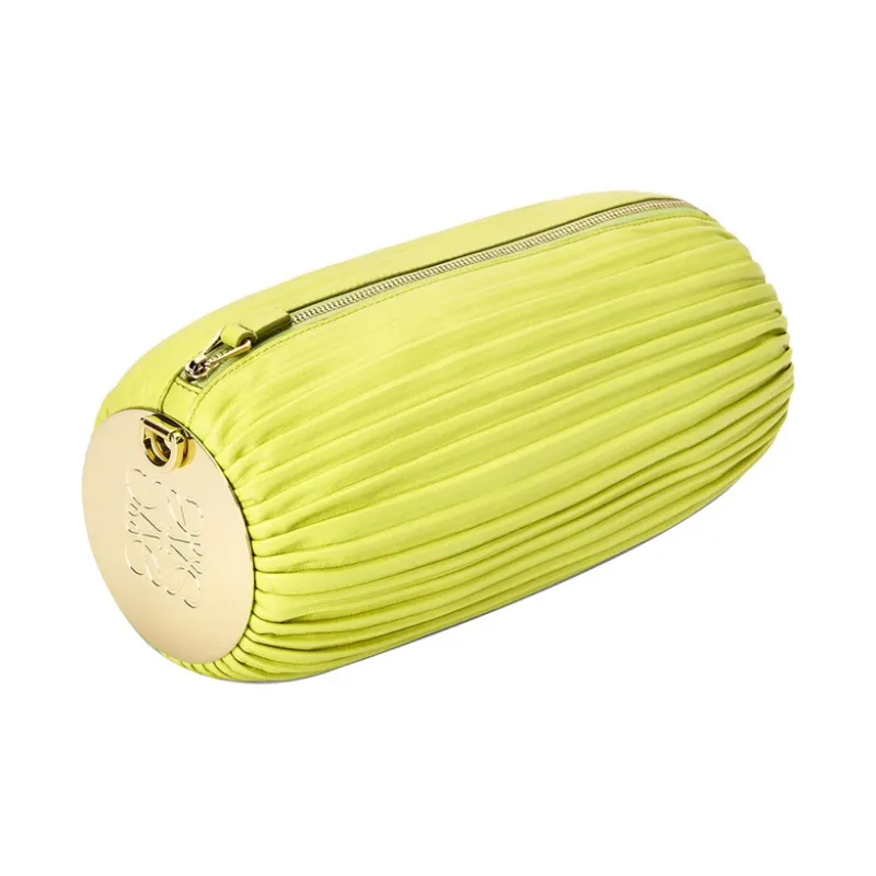 LOEWE Sheepskin Shoulder Bag Wrist Bag Shoulder Bag Women's Lemon-1