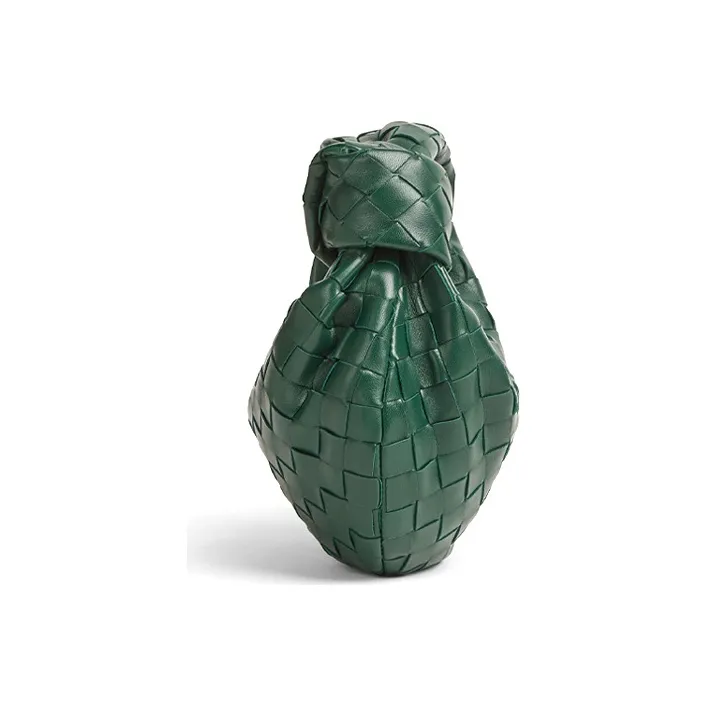 Bottega Veneta JODIE Cow Leather Dumpling Bag Clutch Mini Women's Dark Green-2