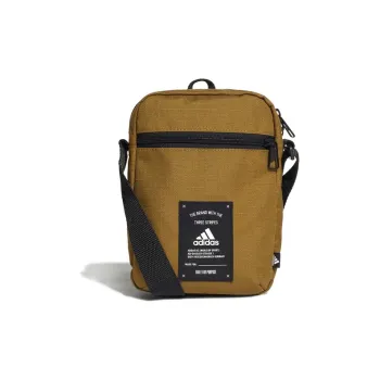 Adidas Nylon Fabric Shoulder Bag Crossbody Bag Regular Unisex Earth Yellow
