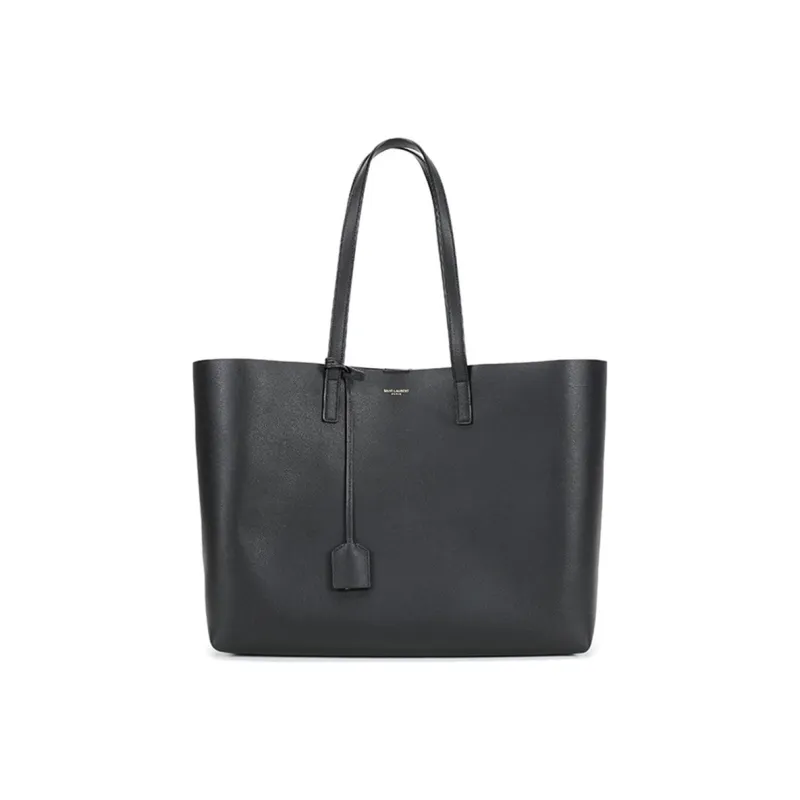 SAINT LAURENT E/W Shopping Bag Black-0