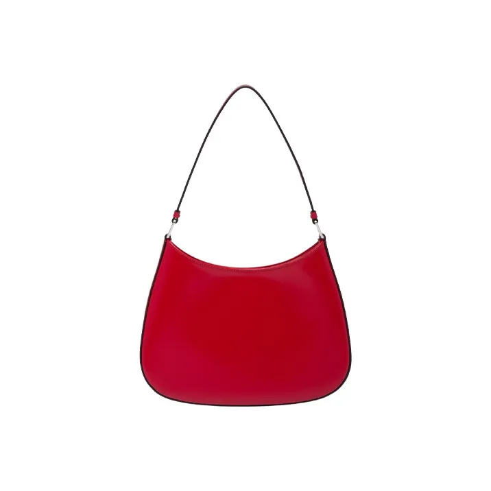 PRADA Cleo Leather Portable Crossbody Bag Shoulder Bag Women's Scarlet-2