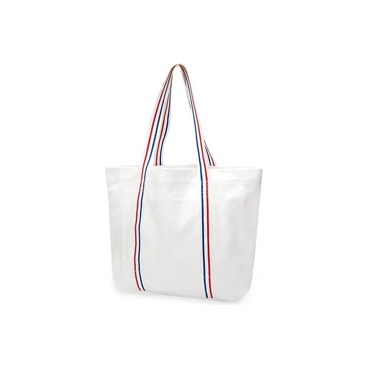 Converse Canvas Canvas Bag Tote Bag Shopping Bag Shoulder Bag Regular Unisex White-1