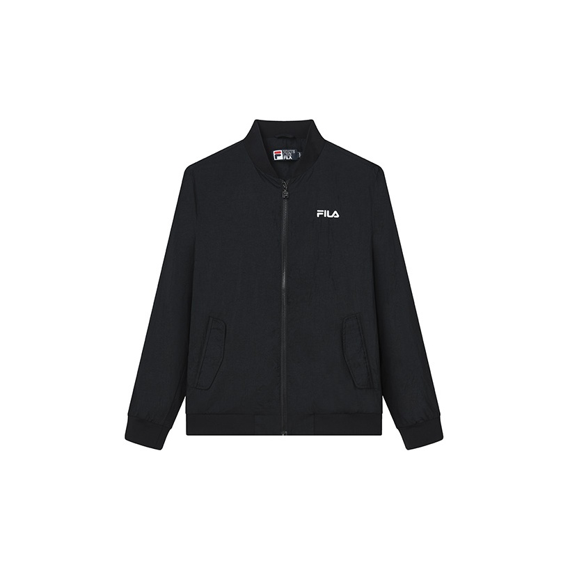 FILA Jackets Men Jet Black POIZON