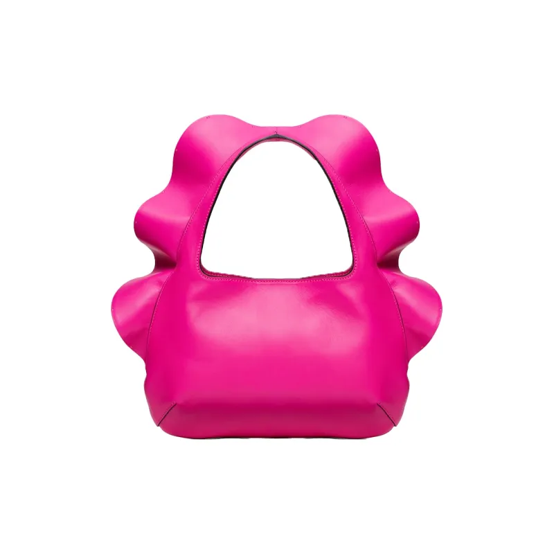 Valentino Atelier Sheepskin HOBO Bag Small Size Women's Pink-2
