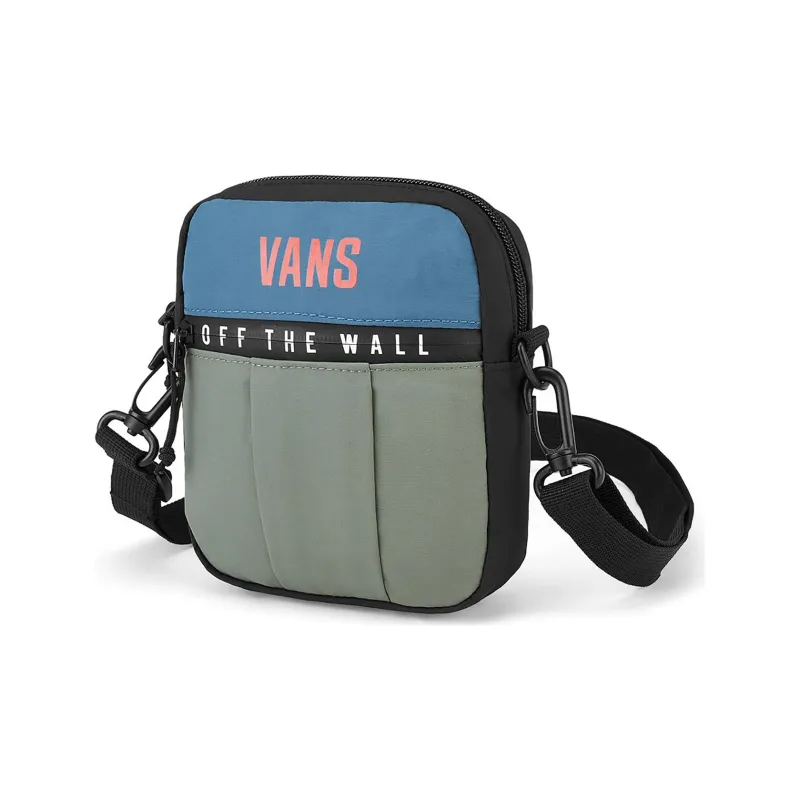 Vans Polyester Shoulder Bag Crossbody Bag Mini Unisex Olive Green/Blue-2