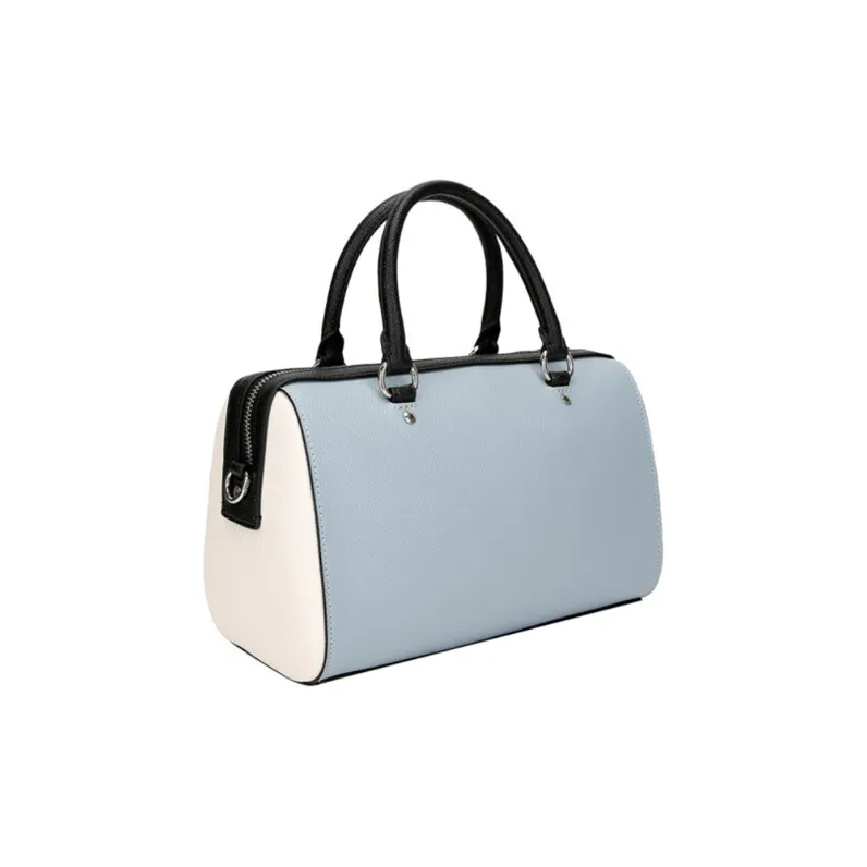 COACH Rowan Artificial Leather Shoulder Bag, Crossbody Bag, Handbag Medium Size Women's Sky Blue-3